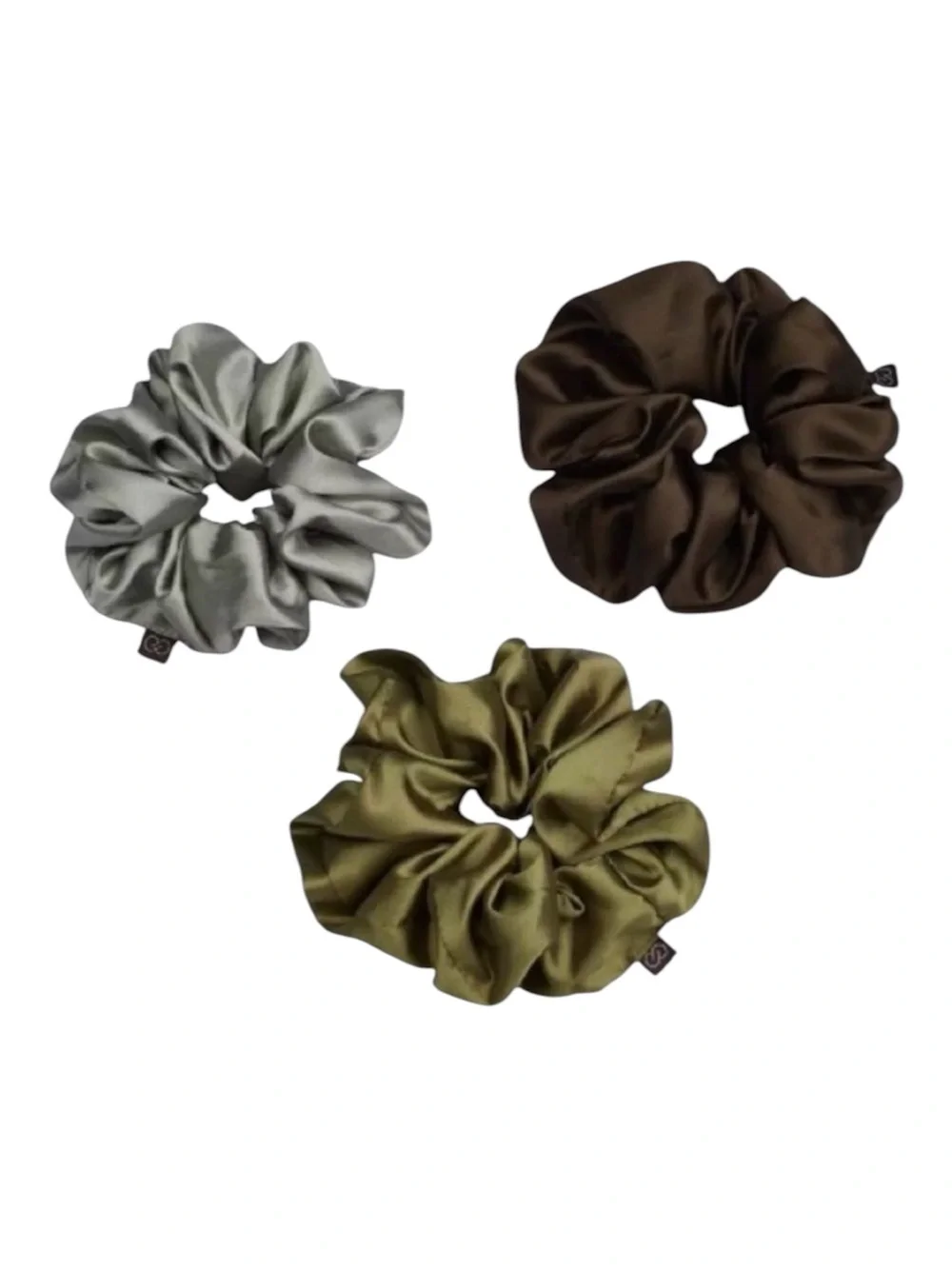 CALIA Satin Scrunchies 3 Pack
